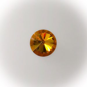 Lasi rivoli 14mm, Light topaz