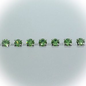 Preciosa cup chain SS12 3.2mm, Peridot 10cm
