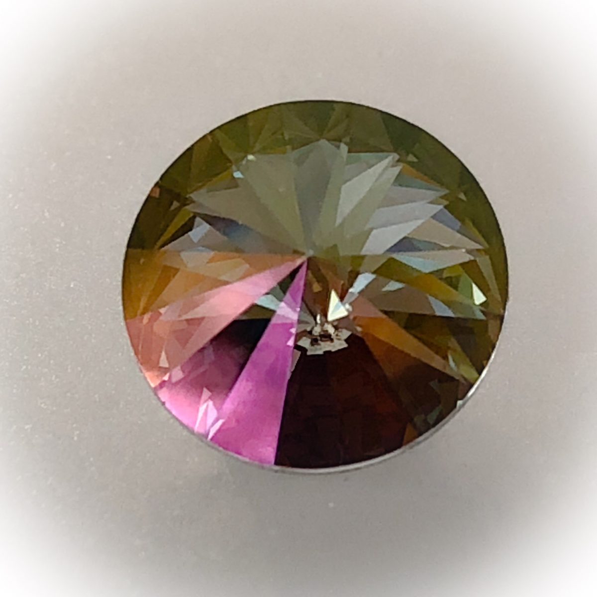 Swarovski rivoli 12mm, Rose starlight - Bohemia Design
