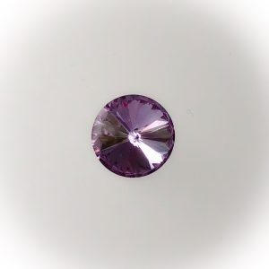 Lasi rivoli 14mm, Smoky mauve