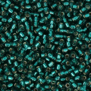 8.92425 - Silver lined transparent teal, 10g
