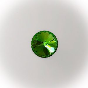Lasi rivoli 12mm, Peridot