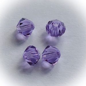 Preciosa 6mm bicone Violet, 20kpl