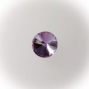Lasi rivoli 12mm, Smoky mauve