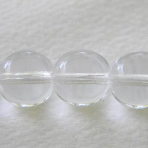 Pressed glass rounds