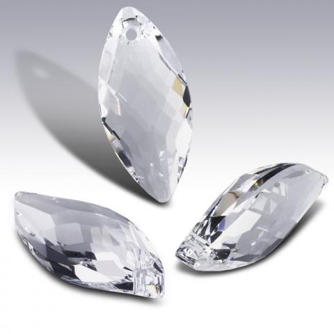 Swarovski navette 30x14mm, Crystal