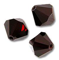 Swarovski 4mm bicone, Garnet