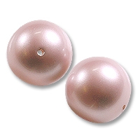 Swarovski pearl round 6mm Powder rose, 20pcs