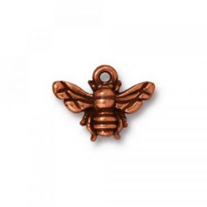 TierraCast® Honey bee riipus 11x16mm, kupari