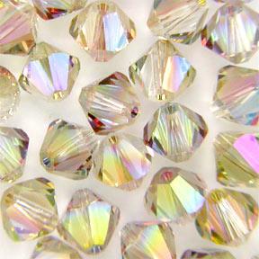 Swarovski 4mm bicone, Purple haze