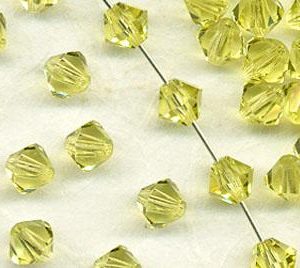 Preciosa 8mm bicone Jonquil, 10kpl