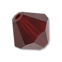 Swarovski 4mm bicone, Siam