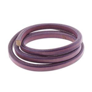 Regaliz nahka 10x7mm violetti, 20cm