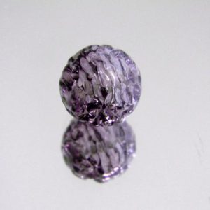 Glass bead filigree 14mm Violet