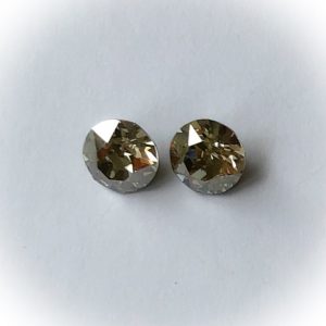 1088 Swarovski chaton SS39, 8mm Crystal silver shade
