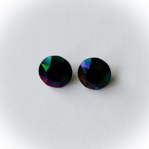 1088 Swarovski chaton SS39, 8mm Crystal dark rainbow