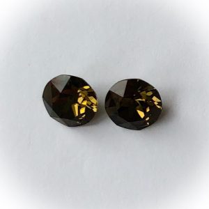 1088 Swarovski chaton SS39, 8mm Smoky quartz