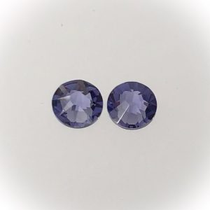 Swarovski Xilon rose flatback, SS34, 7.2mm, Tanzanite