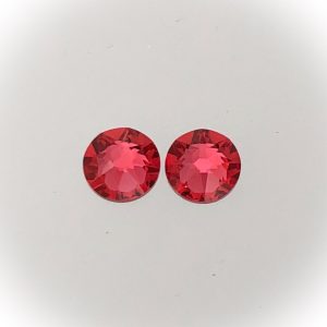 Swarovski Xilon rose flatback, SS34, 7.2mm, Indian pink
