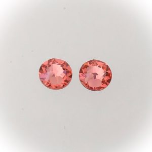 Swarovski Xilon rose flatback, SS34, 7.2mm, Rose peach