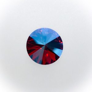 Swarovski rivoli 14mm, Scarlet glacier blue