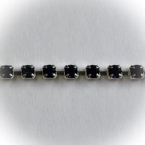 Preciosa cup chain SS12 3.2mm, Montana blue 10cm