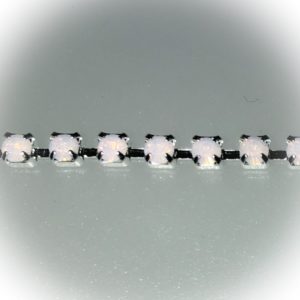 Preciosa cup chain SS12 3.2mm, Rose opal 10cm