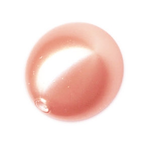 Swarovski half drilled round 8mm Rose peach, 2pcs