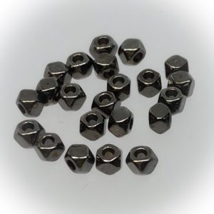 Gunmetal bead 3x2.5mm, 50pcs