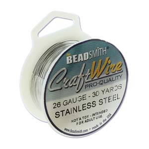 Craft wire stainless steel 0.4mm, 27.4m