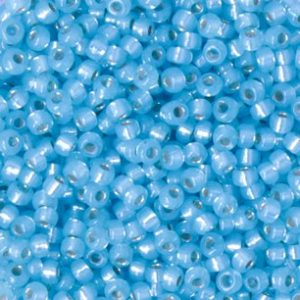 11.9647 - S/lined alabaster aqua