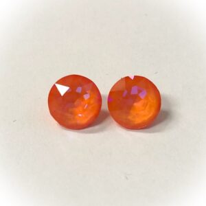 1088 Swarovski chaton SS39, 8mm Orange glow delite