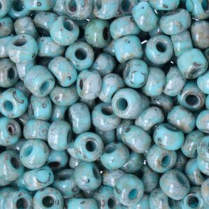 11.94514- Opaque seafoam green picasso