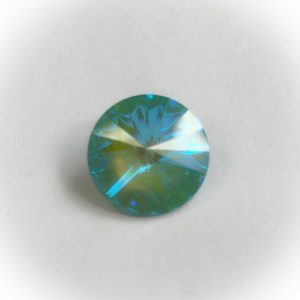 Swarovski rivoli 14mm, Crystal silky sage delite
