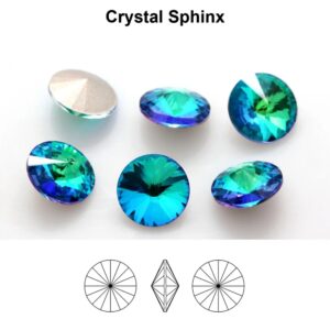 Kristalli rivoli 14mm, Crystal Sphinx