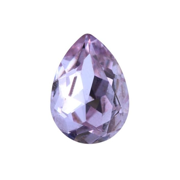 Crystal cabochon teardrop 18x13mm, Violet