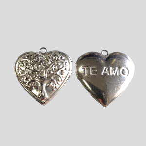 Ruostumaton teräs avattava medaljonki 29x29mm