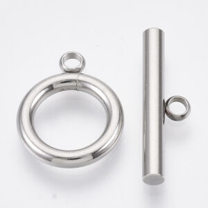 Stainless steel toggle clasp 15x12mm