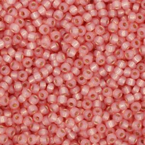 8.9642 - Salmon silver lined alabaster, 10g