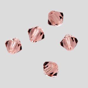Preciosa 6mm bicone Rose peach, 20kpl