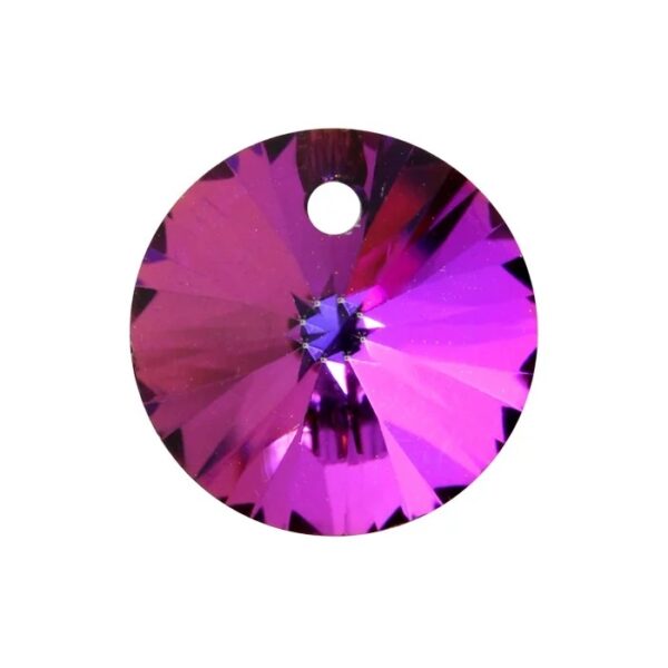 Kristalli rivoli riipus 12mm Crystal violet blue, 2kpl
