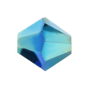 Preciosa 6mm bicone Jet ABx2, 12kpl