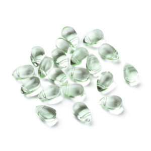Lasi pisara 9x6mm light green, 12kpl
