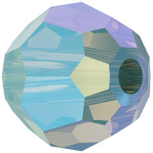 Swarovski 8mm pyöreä Pacific opal shimmer, 2kpl