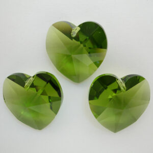 Swarovski heart 10.3x10mm, Olivine