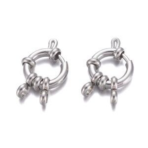 304 Stainless steel spring ring clasp 14x4mm