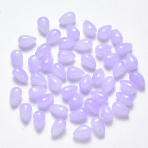 Lasi pisara 9x6mm violet opal, 12kpl