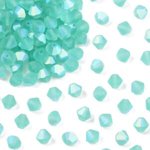 Preciosa 4mm bicone Matte caribbean sea AB, 30kpl