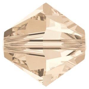 Swarovski 8mm bicone Silk, 2pcs