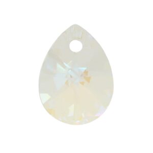 Swarovski Xilion pear Crystal blue AB 12mm, 2pcs